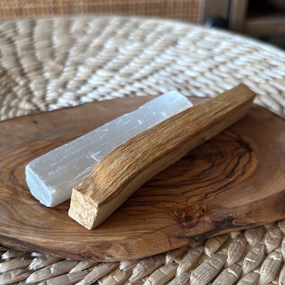 ✨Brazil Selenite Stick + Peru Palo Santo Bundle✨